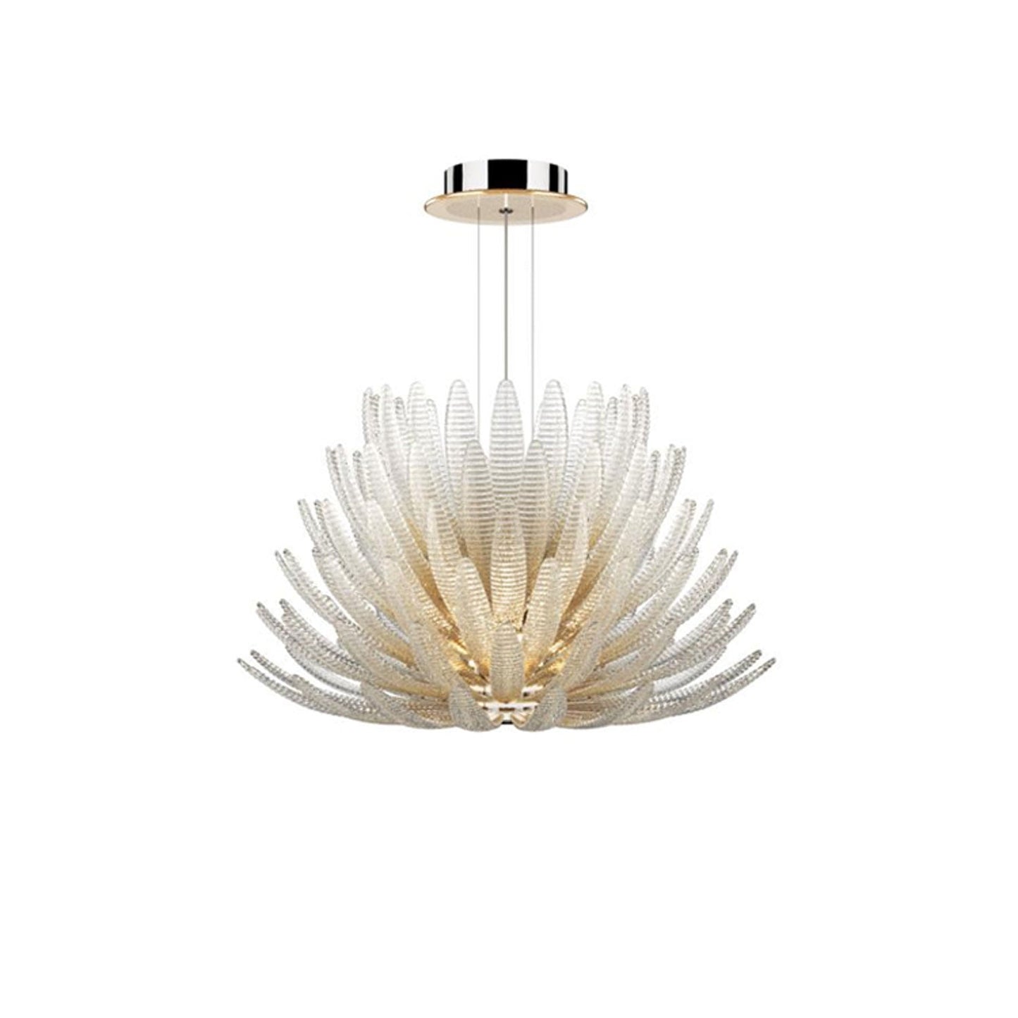 Aurelia Glass Petal Chandelier