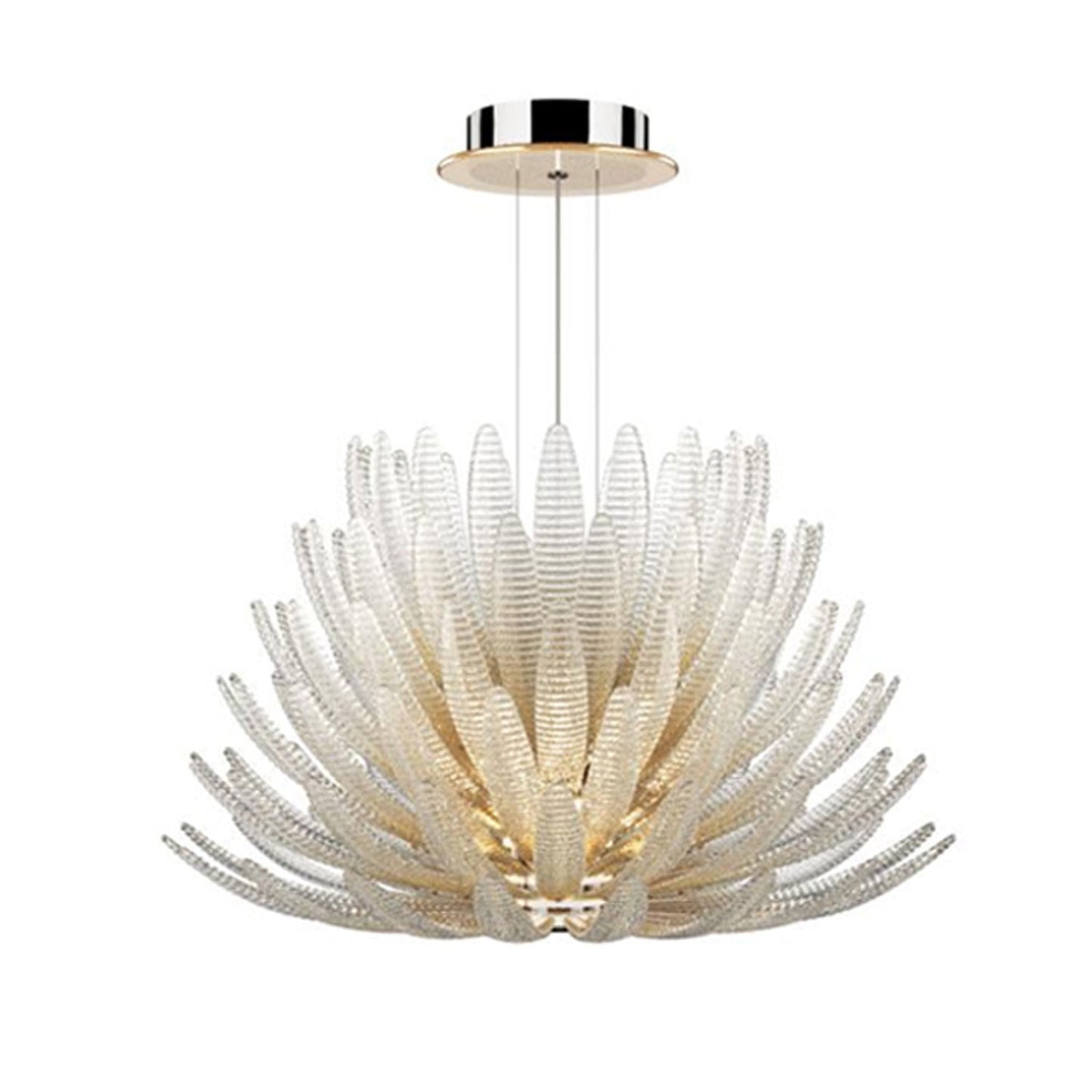 Aurelia Glass Petal Chandelier