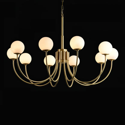 Aurelian Alabaster Globe Chandelier