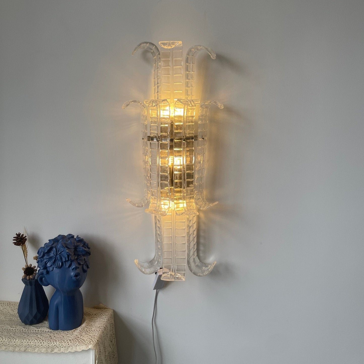 Aveline Murano Glass Wall Sconce