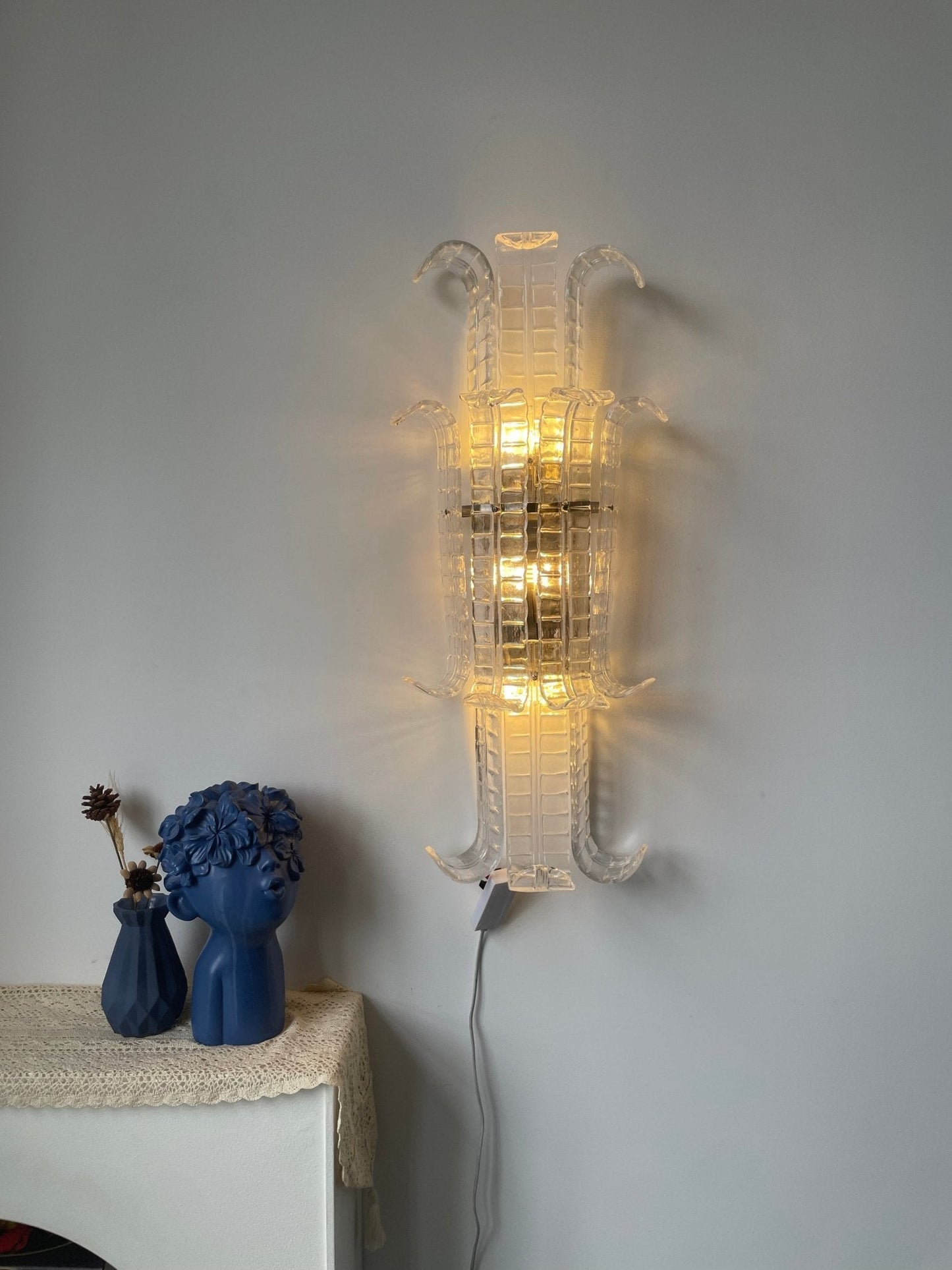Aveline Murano Glass Wall Sconce