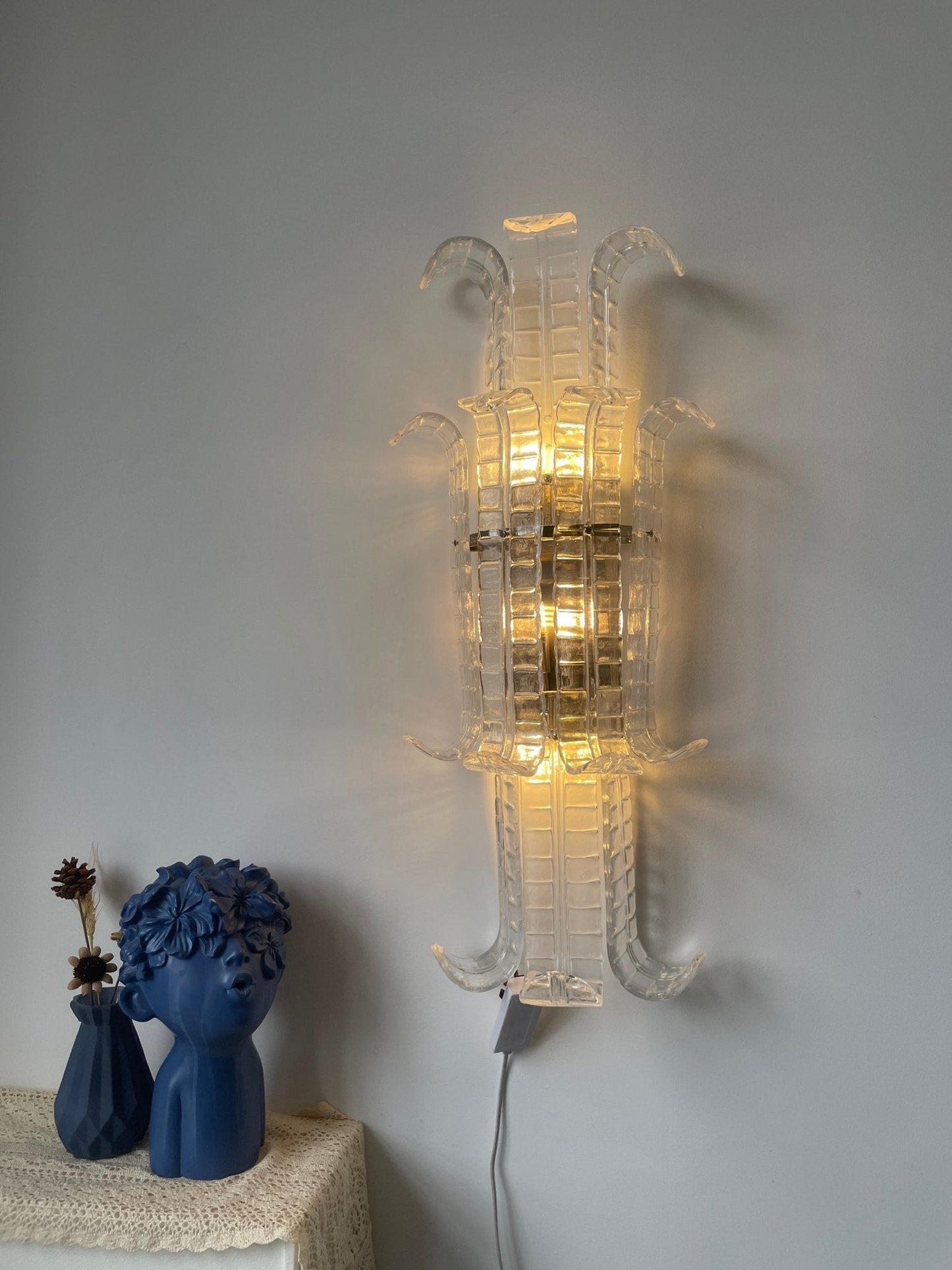 Aveline Murano Glass Wall Sconce