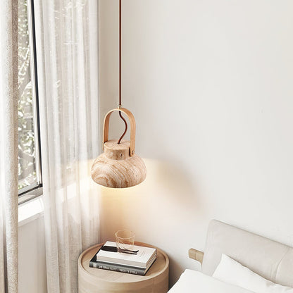 Aveline Travertine Pendant Light