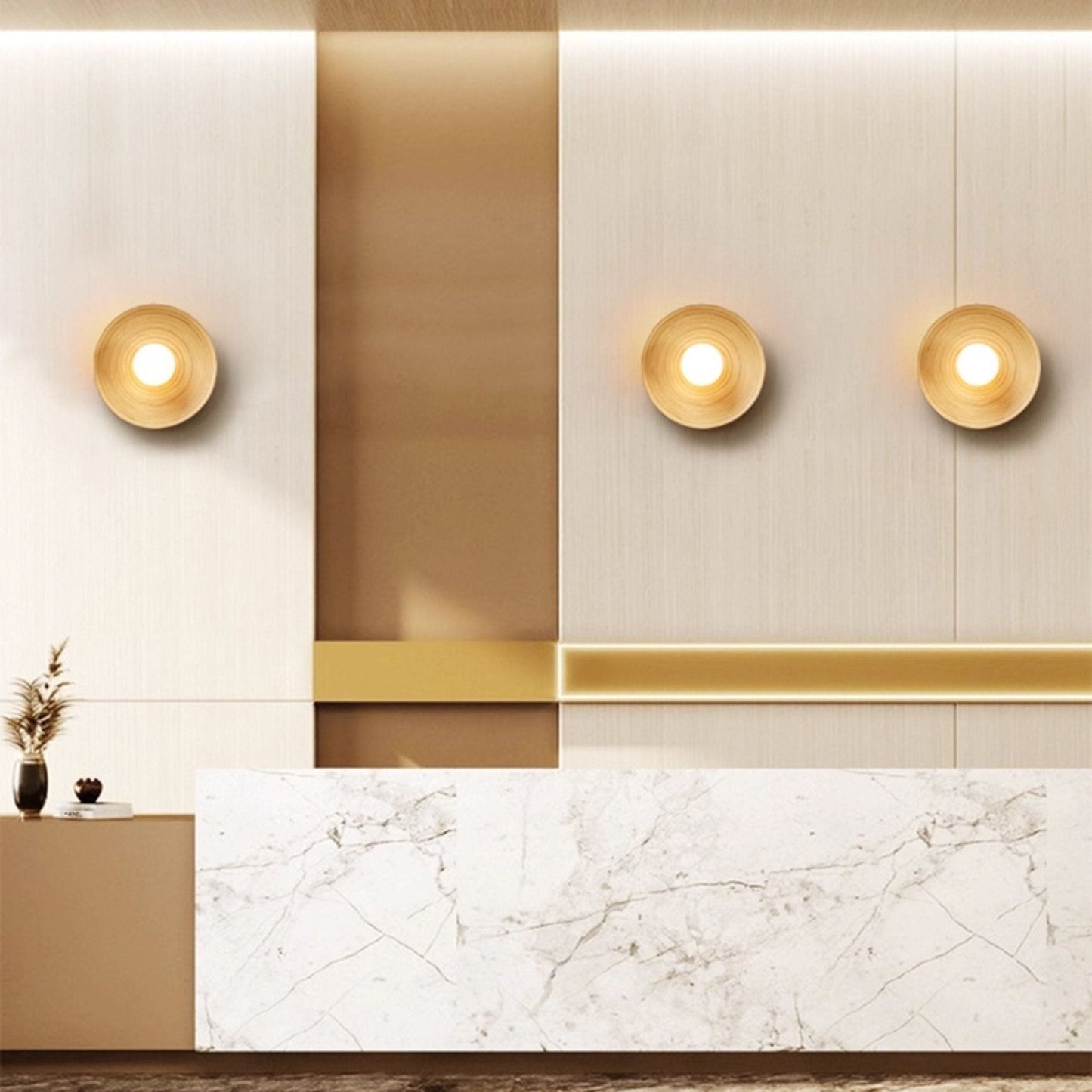 Bamboo Aura Sconce