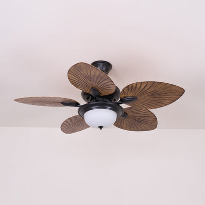 Banana Leaves Ceiling Fan Light