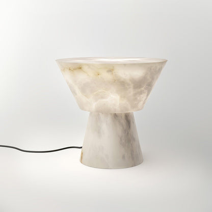 Beta Marble Alabaster Table Lamp