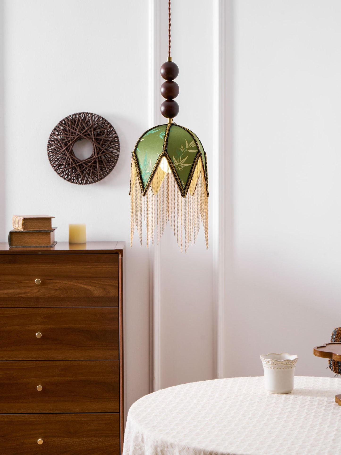 Bette Fringed Pendant Lamp