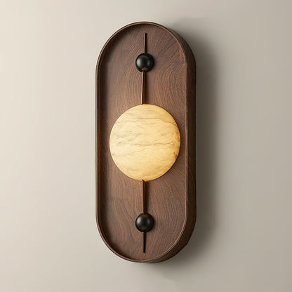 Bezel Alabaster Wall Lamp
