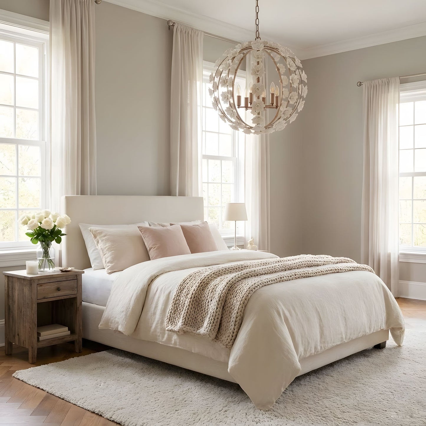 Bianca Floral Orb Chandelier