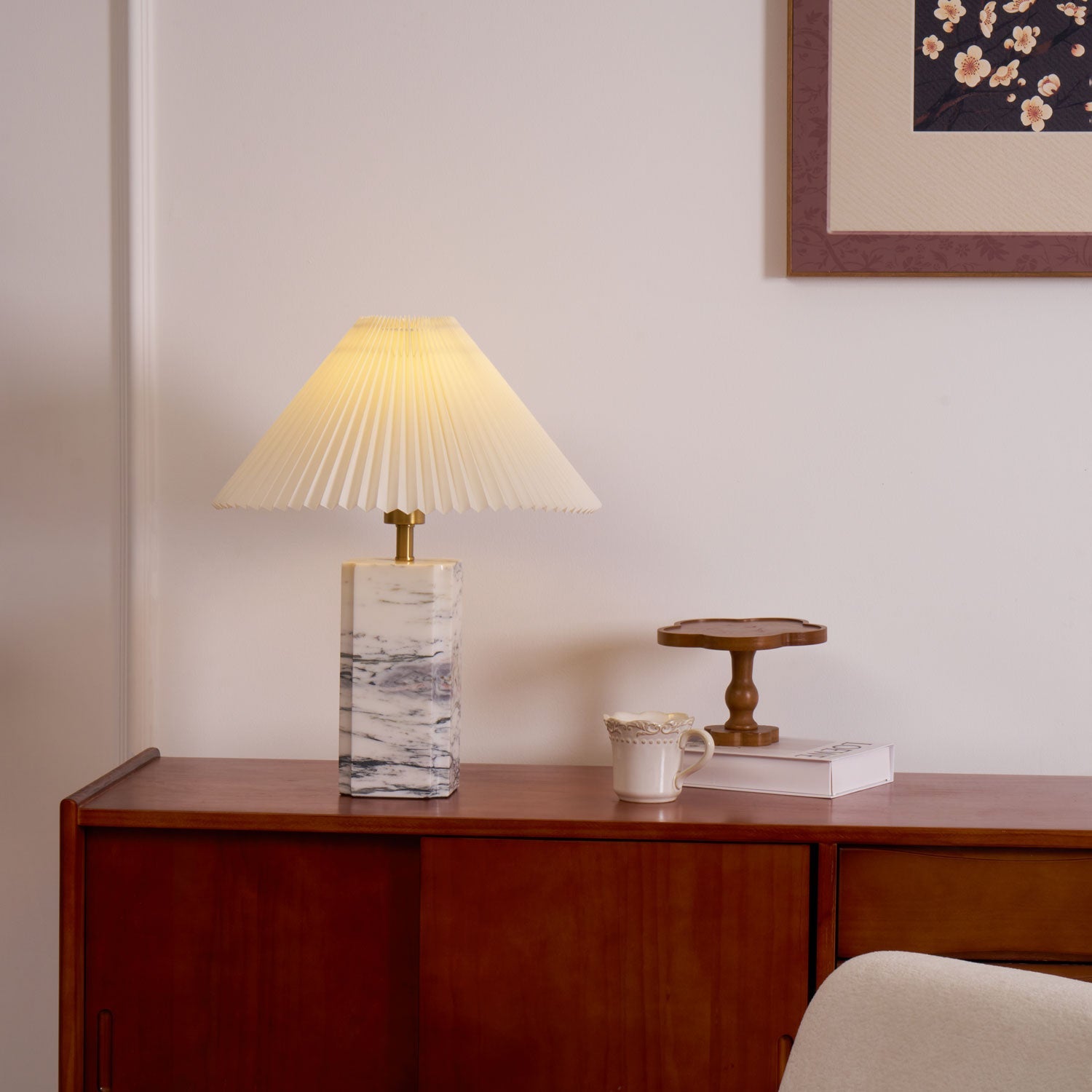 Bianca Marble Table Lamp