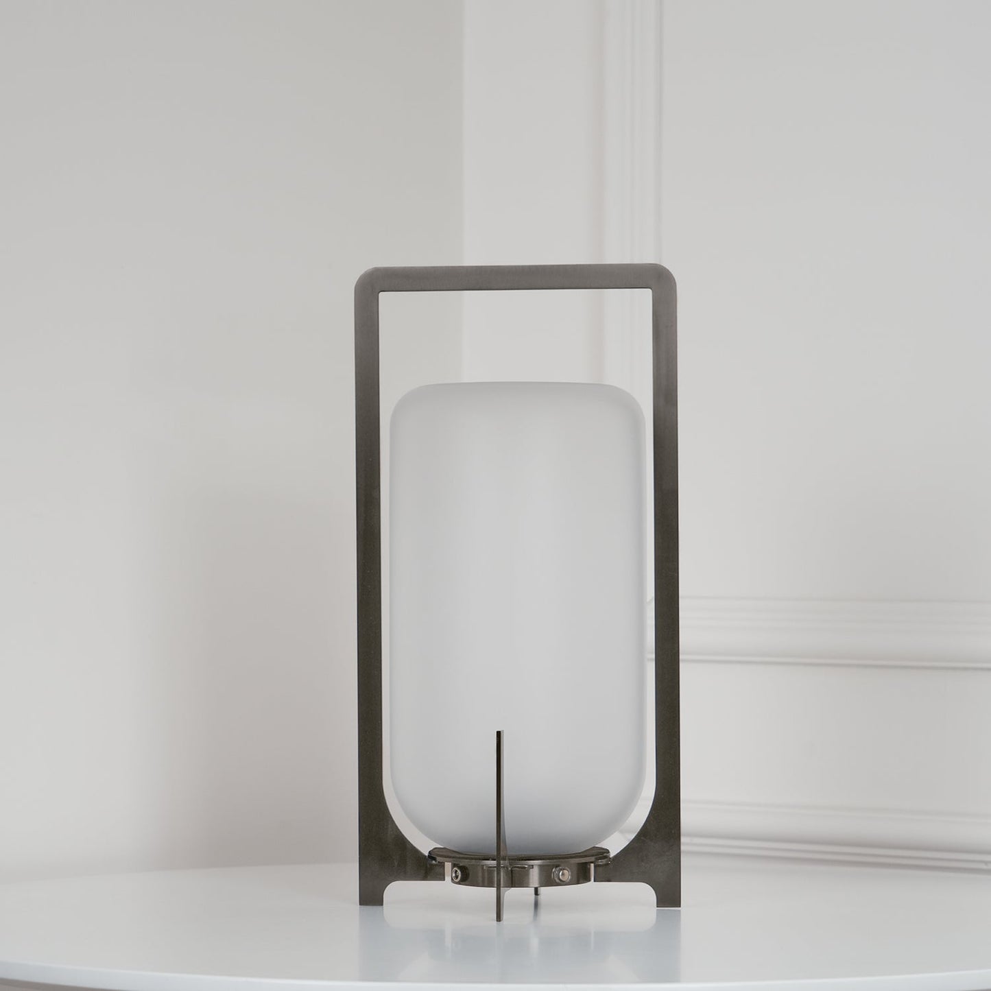 Steel Twilight Lantern Table Light