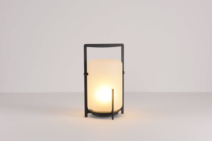 Black Twilight Lantern Table Lamp