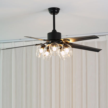 Black Vintage Ceiling Fan Light