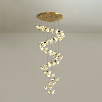 Blossom Double Horn Chandelier