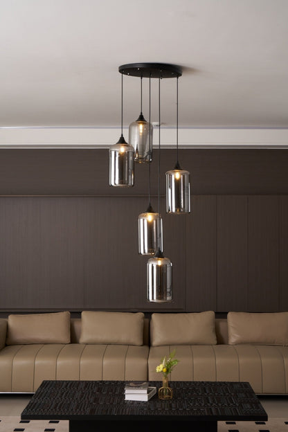 Bottle Glass Pendant Light