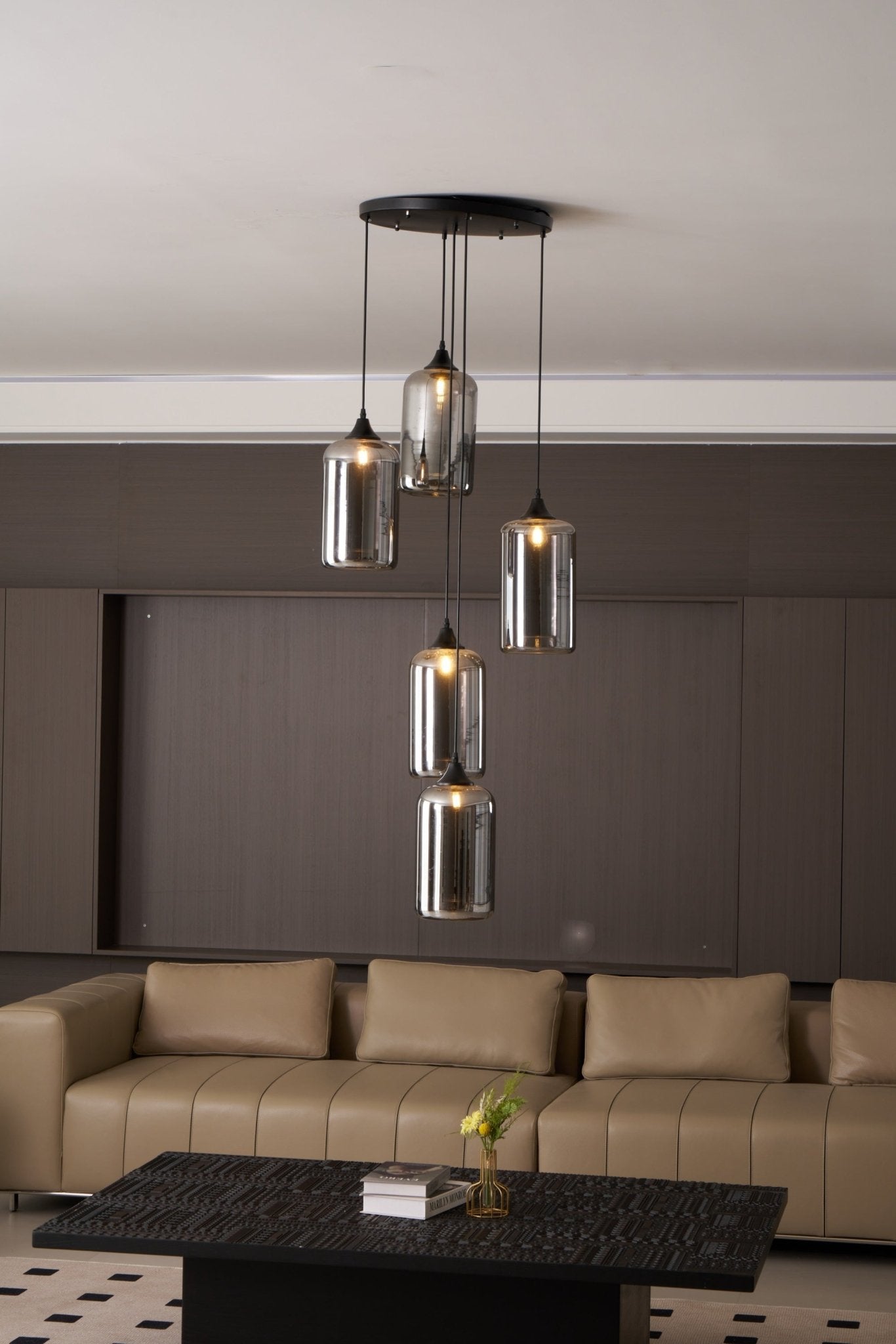 Bottle Glass Pendant Light