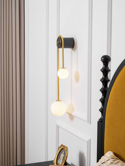 Brass Arc Wall Light