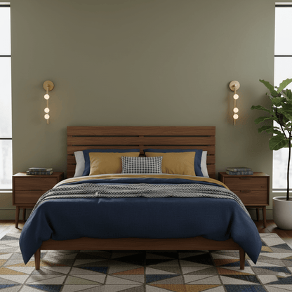 Brass Glass Tube Wall Lamp