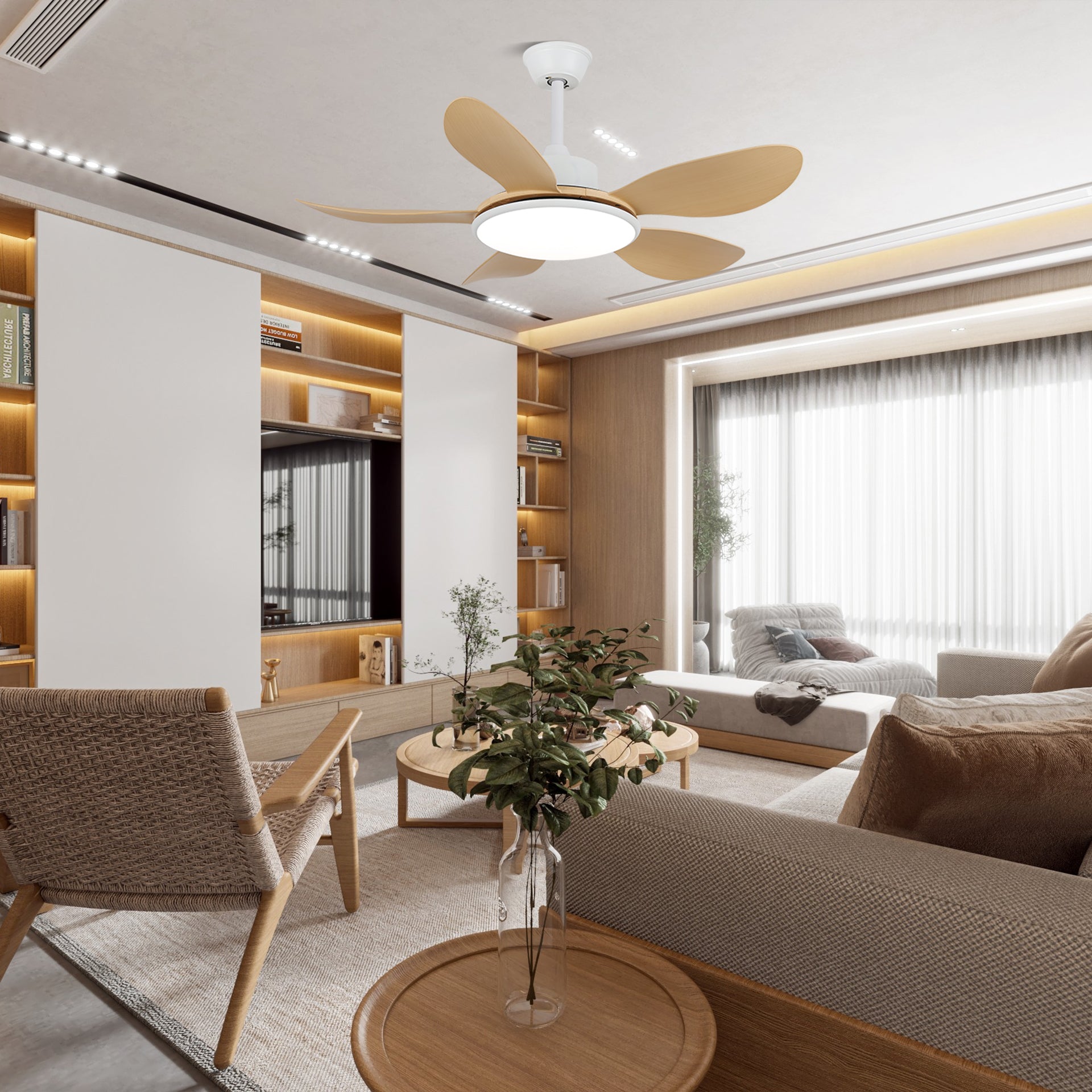 Brinley 42"/52" Ceiling Fan Light