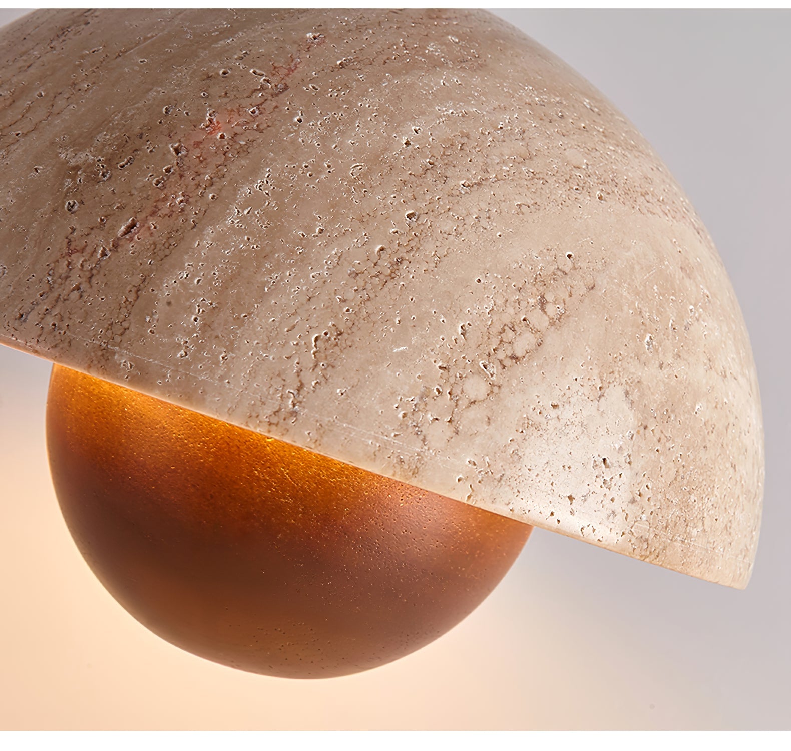 Bud Travertine Pendant Lamp