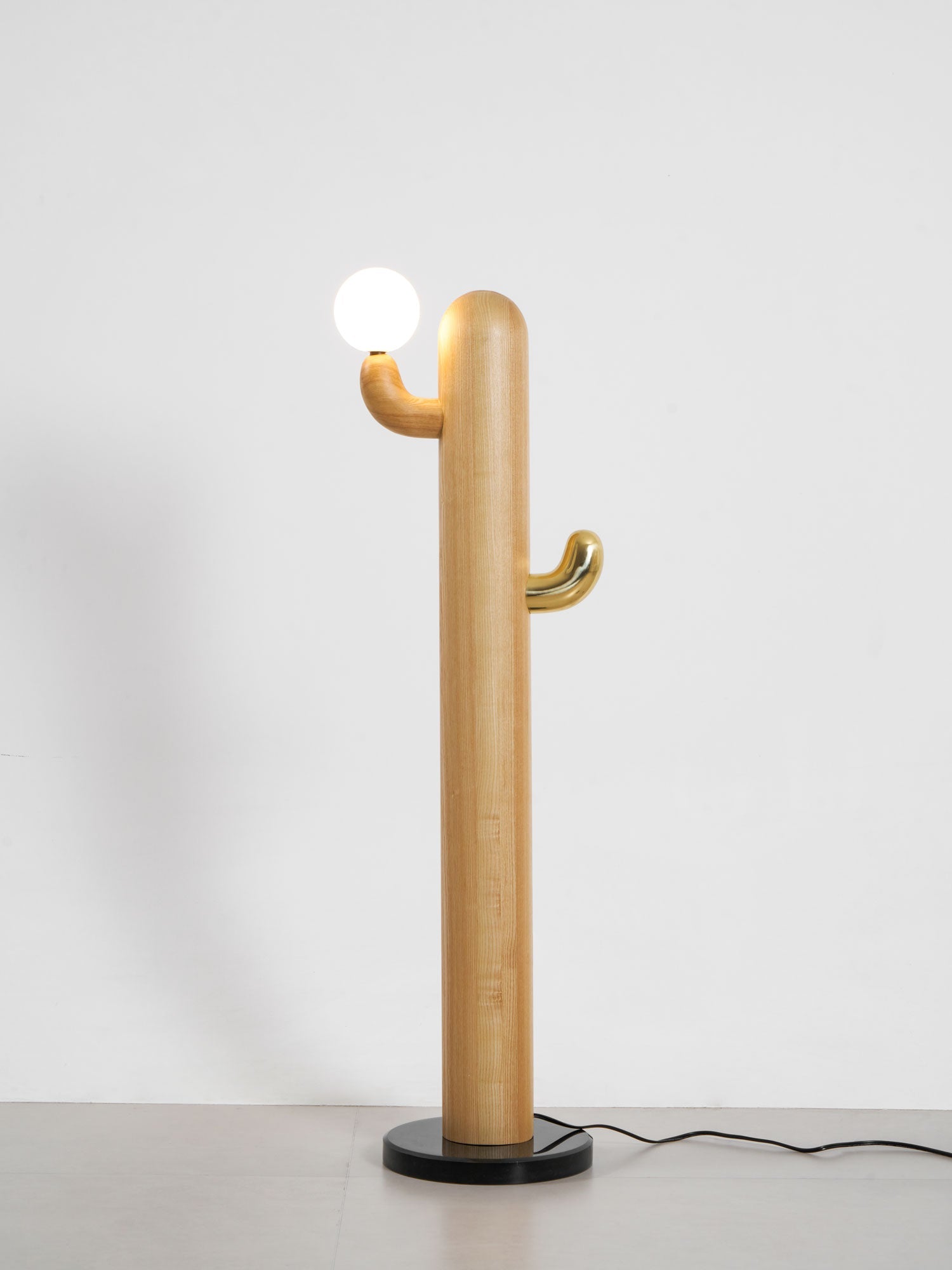 Cactus Wood Floor Lamp