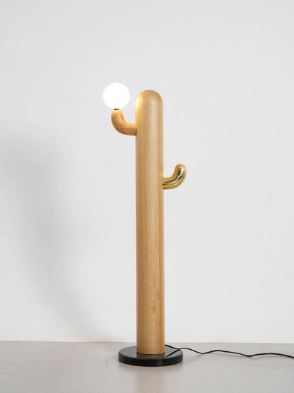 Cactus Wood Floor Lamp