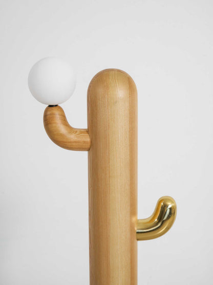 Cactus Wood Floor Lamp