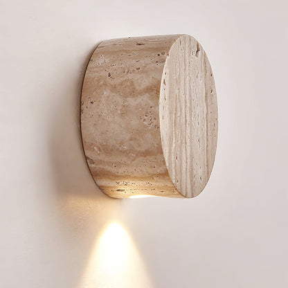 Caelan Travertine Wall Sconce