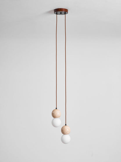 Camille Travertine Pendant Light