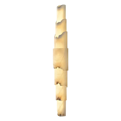 Cascading Alabaster Wall Sconce