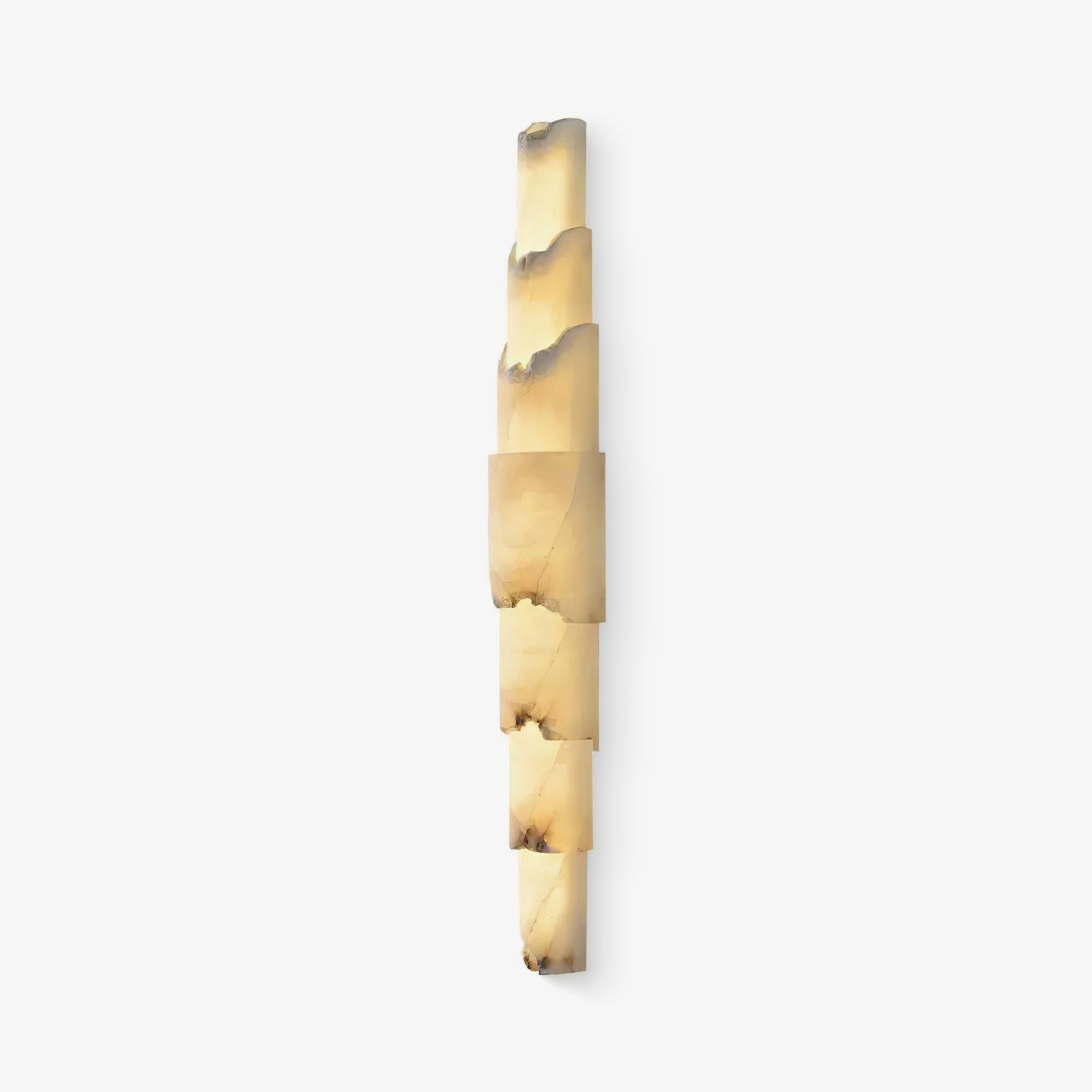 Cascading Alabaster Wall Sconce