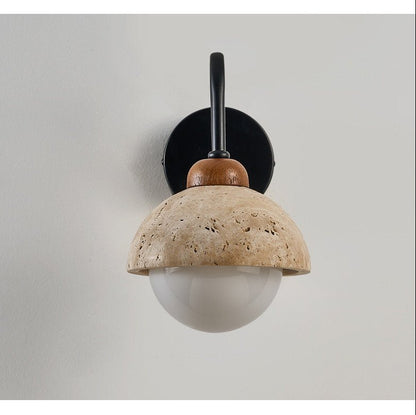 Celestia Travertine Wall Light