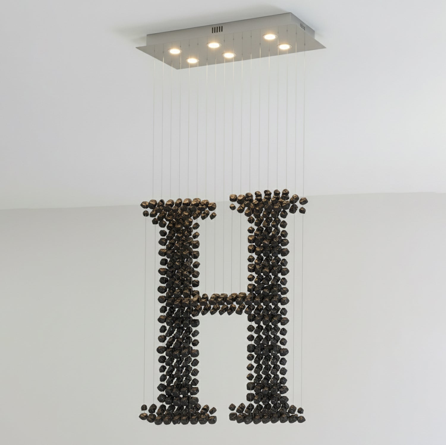 Charcoal Chandeliers H