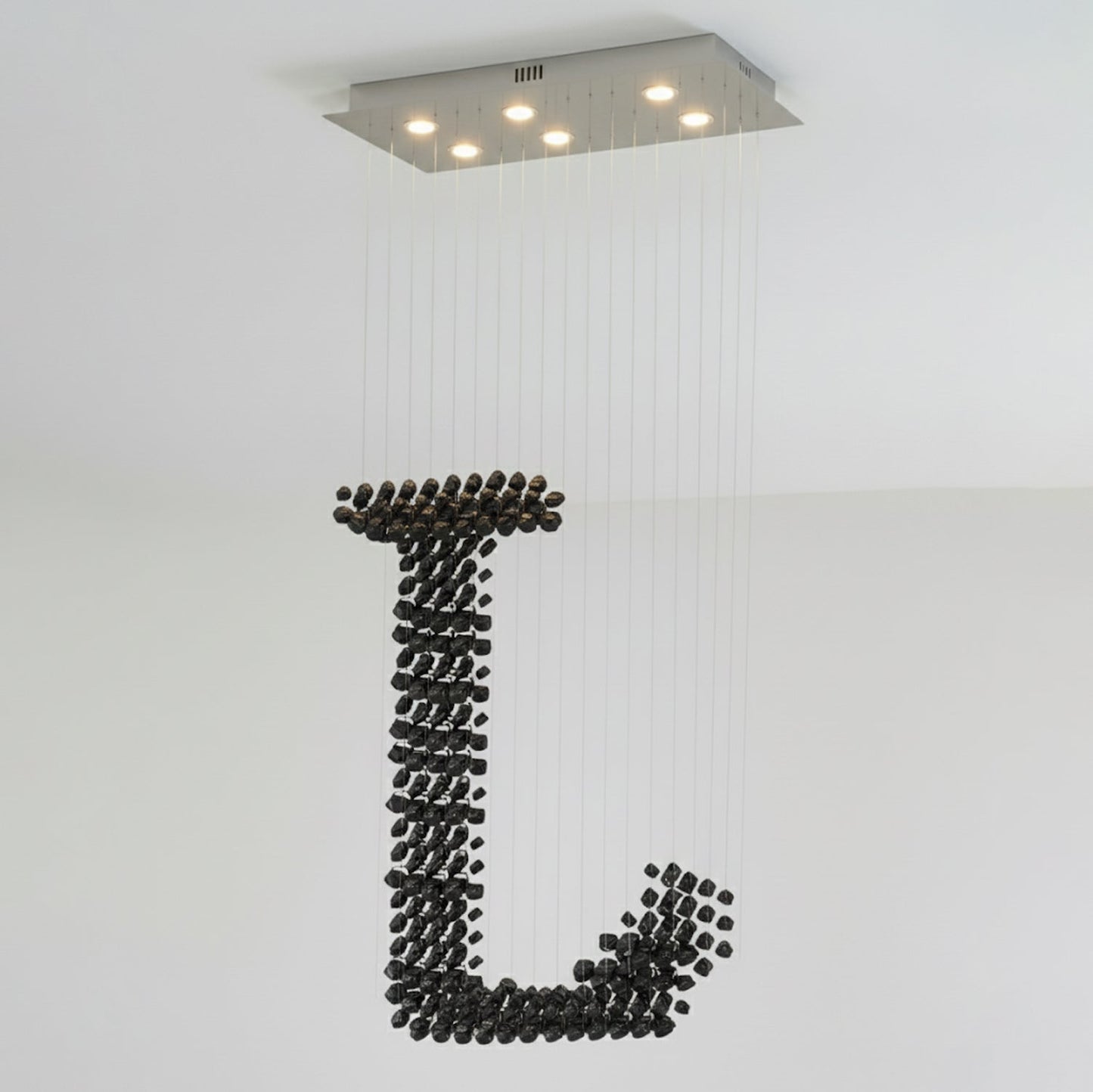 Charcoal Chandeliers L