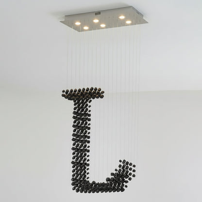 Charcoal Chandeliers L
