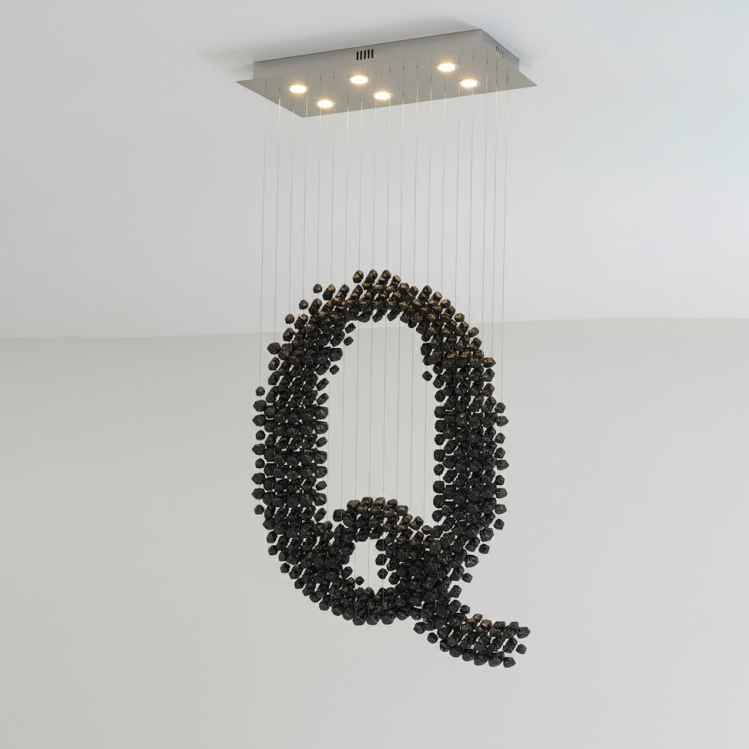 Charcoal Chandeliers Q