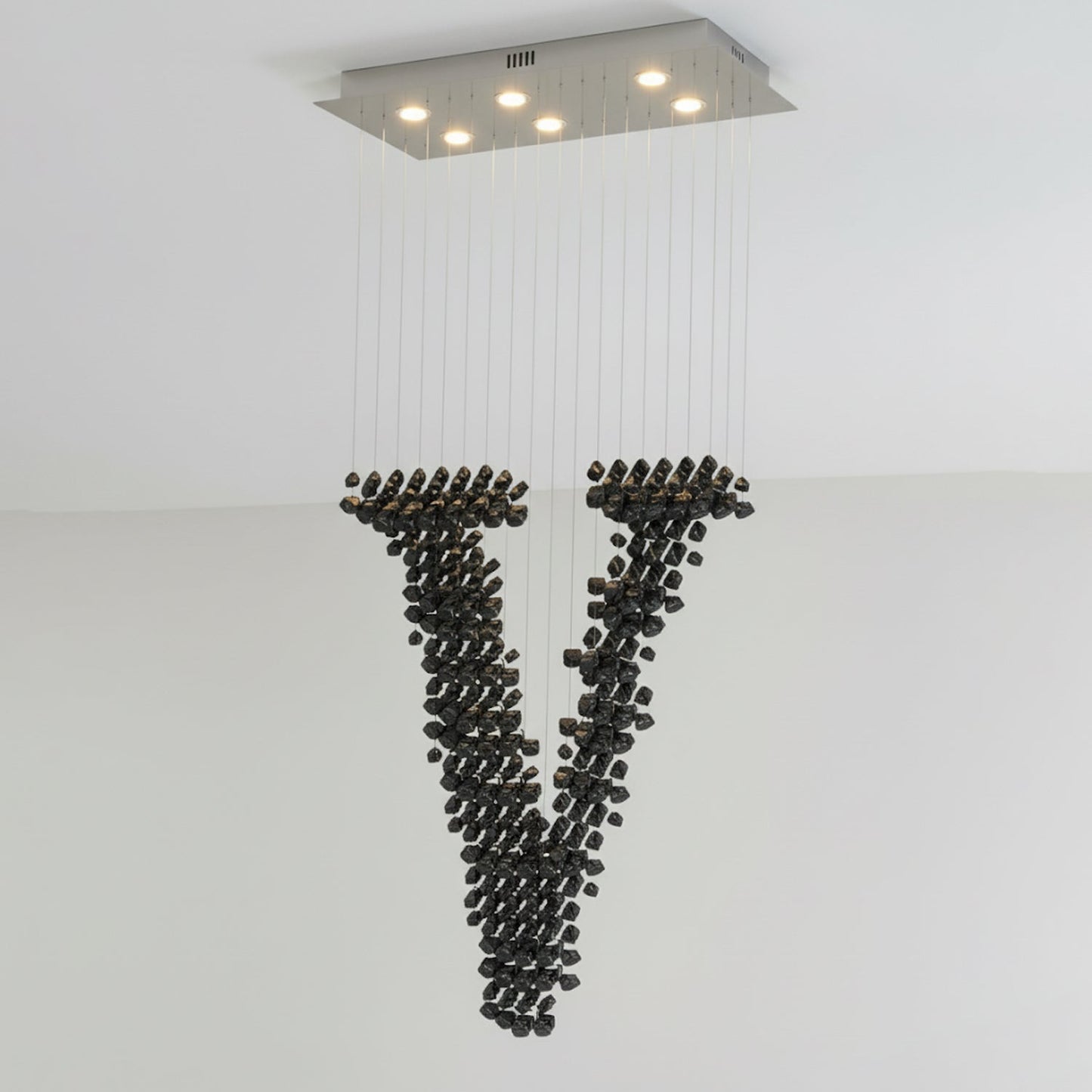 Charcoal Chandeliers V