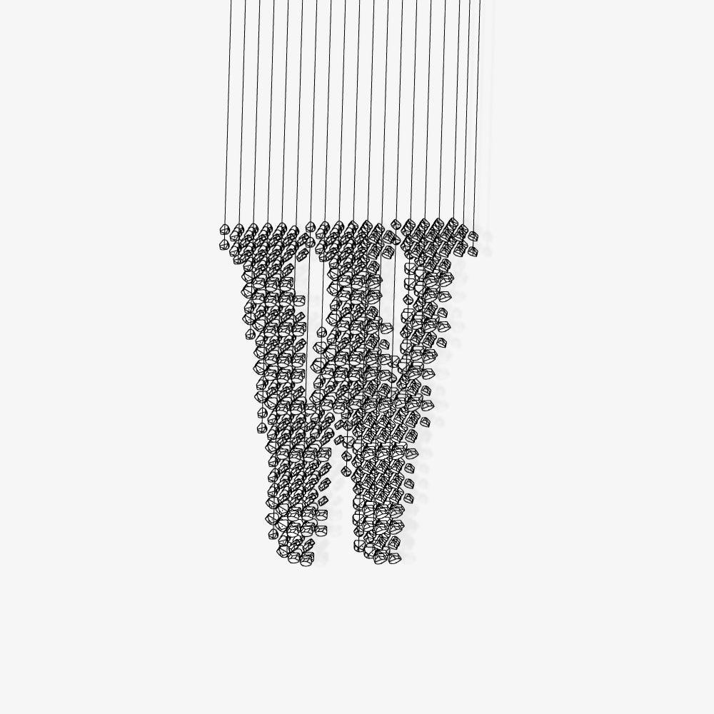Charcoal Chandeliers W