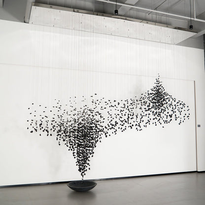 Charcoal Shape Hourglass Chandelier