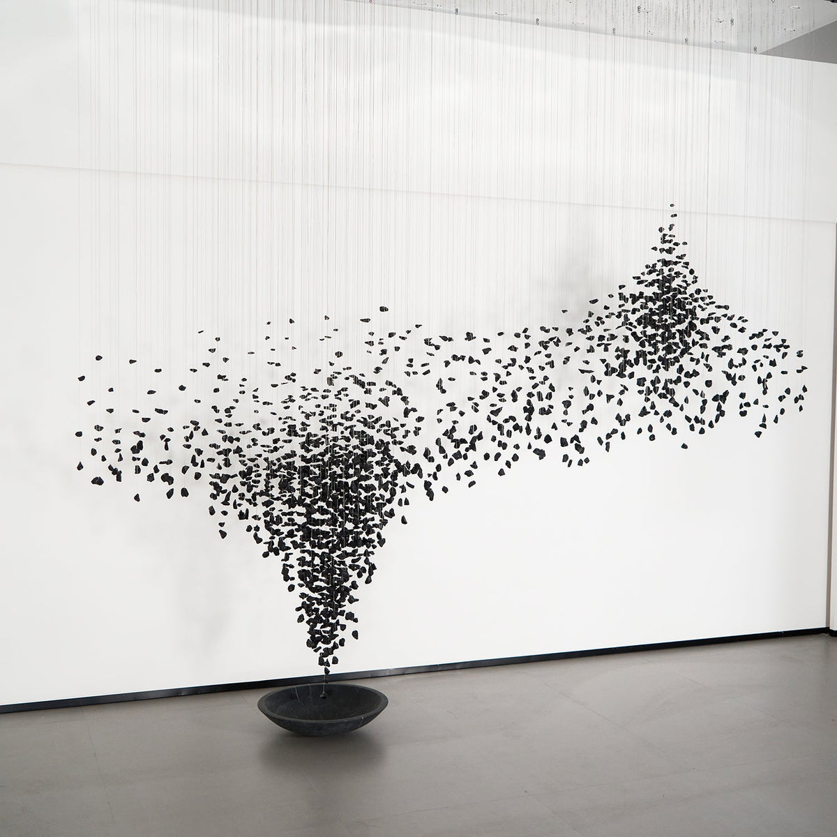 Charcoal Shape Hourglass Chandelier