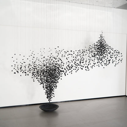 Charcoal Shape Hourglass Chandelier