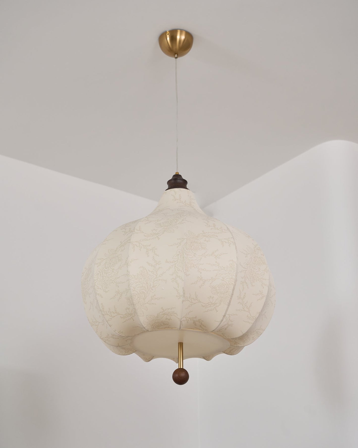 Chestnut Fabric Pendant Light