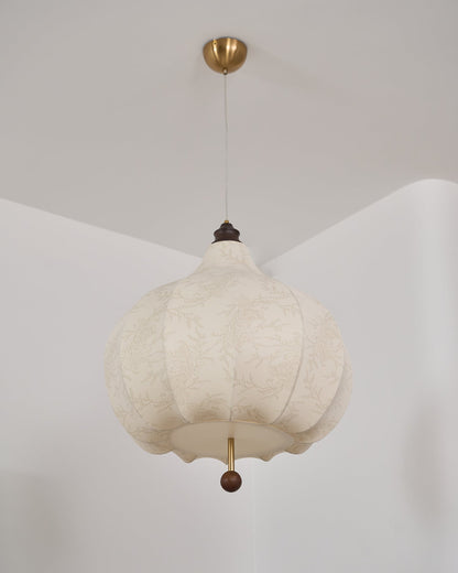 Chestnut Fabric Pendant Light