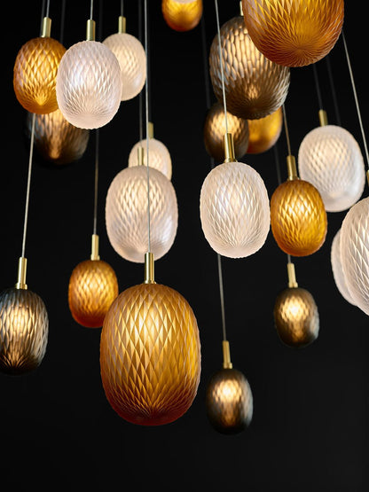 Chromatic Gem Drop Chandelier