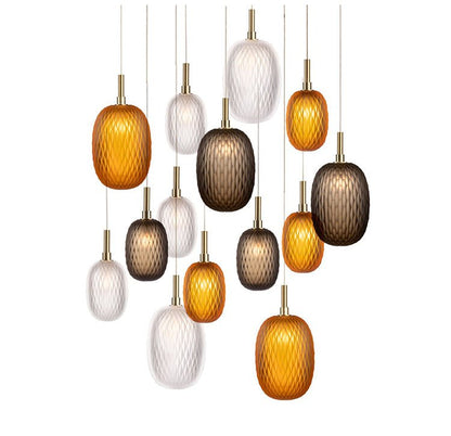 Chromatic Gem Drop Chandelier