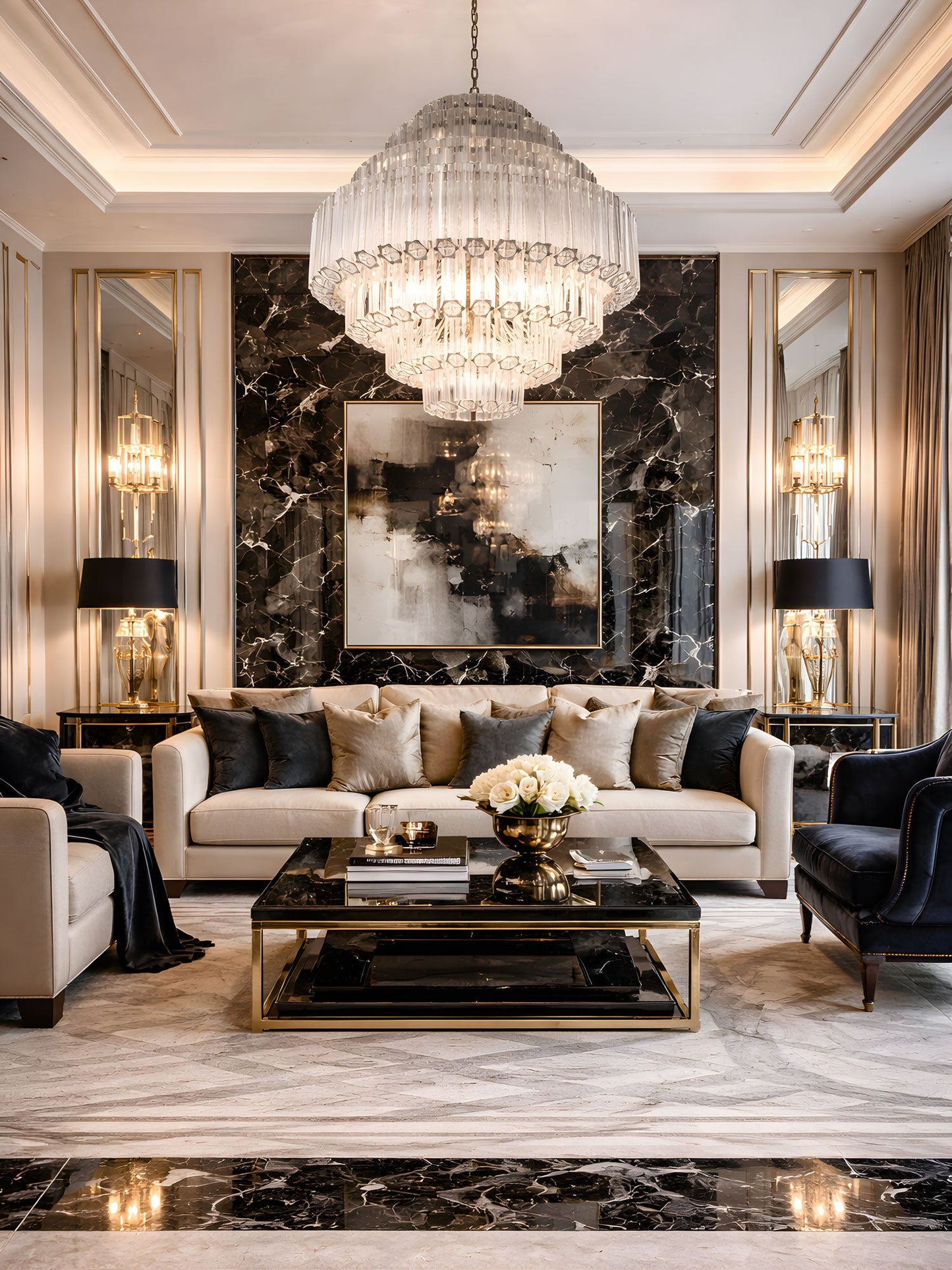 Clear Grande Palermo Chandelier
