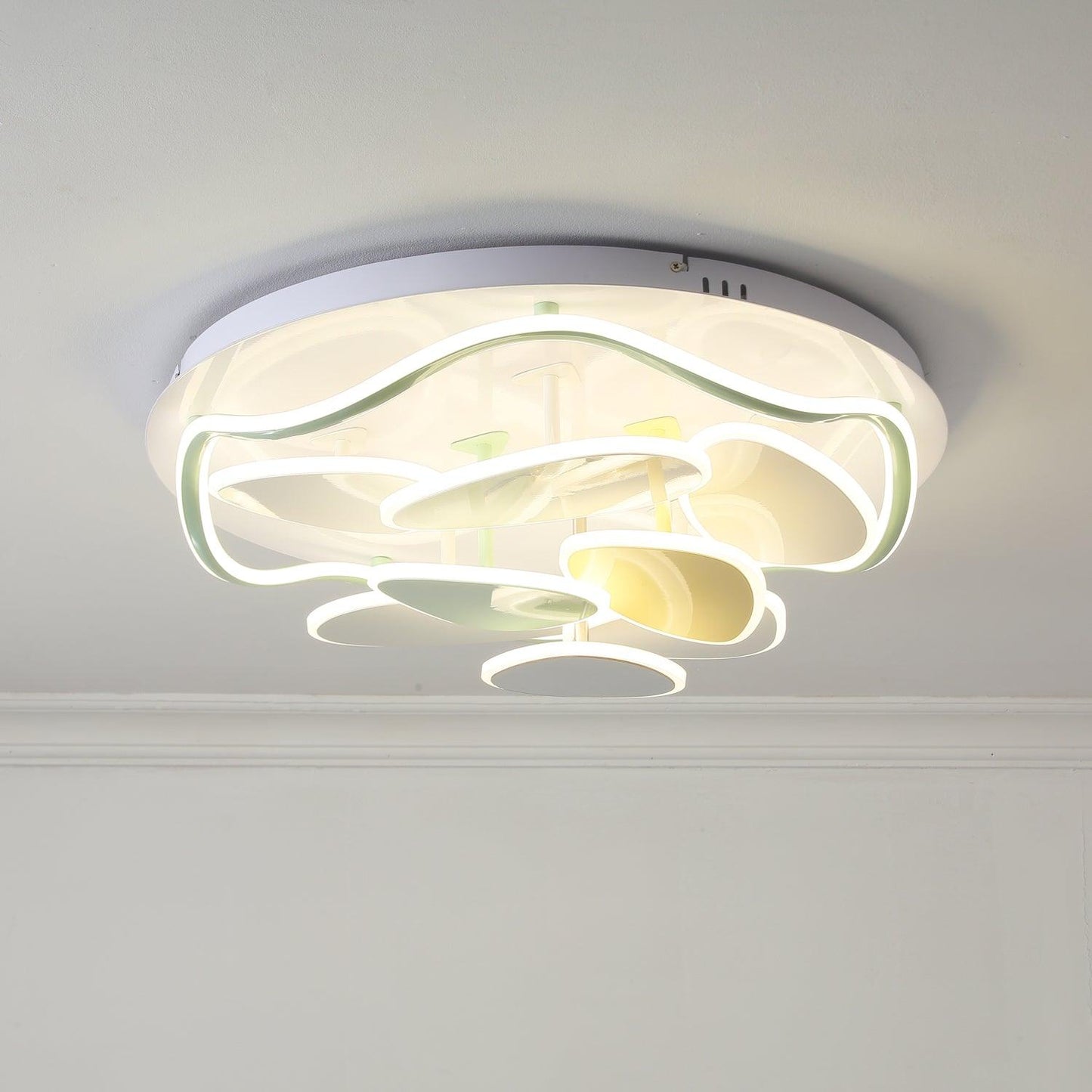 Colorful Cloud Round Ceiling Lamp