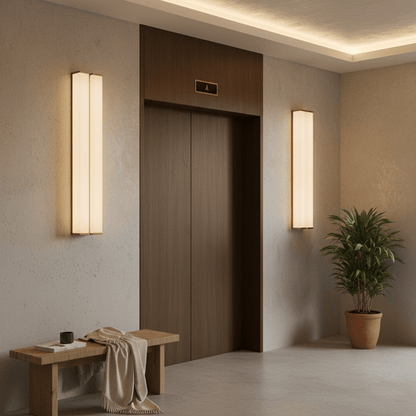 Columnar Fabric Sconce
