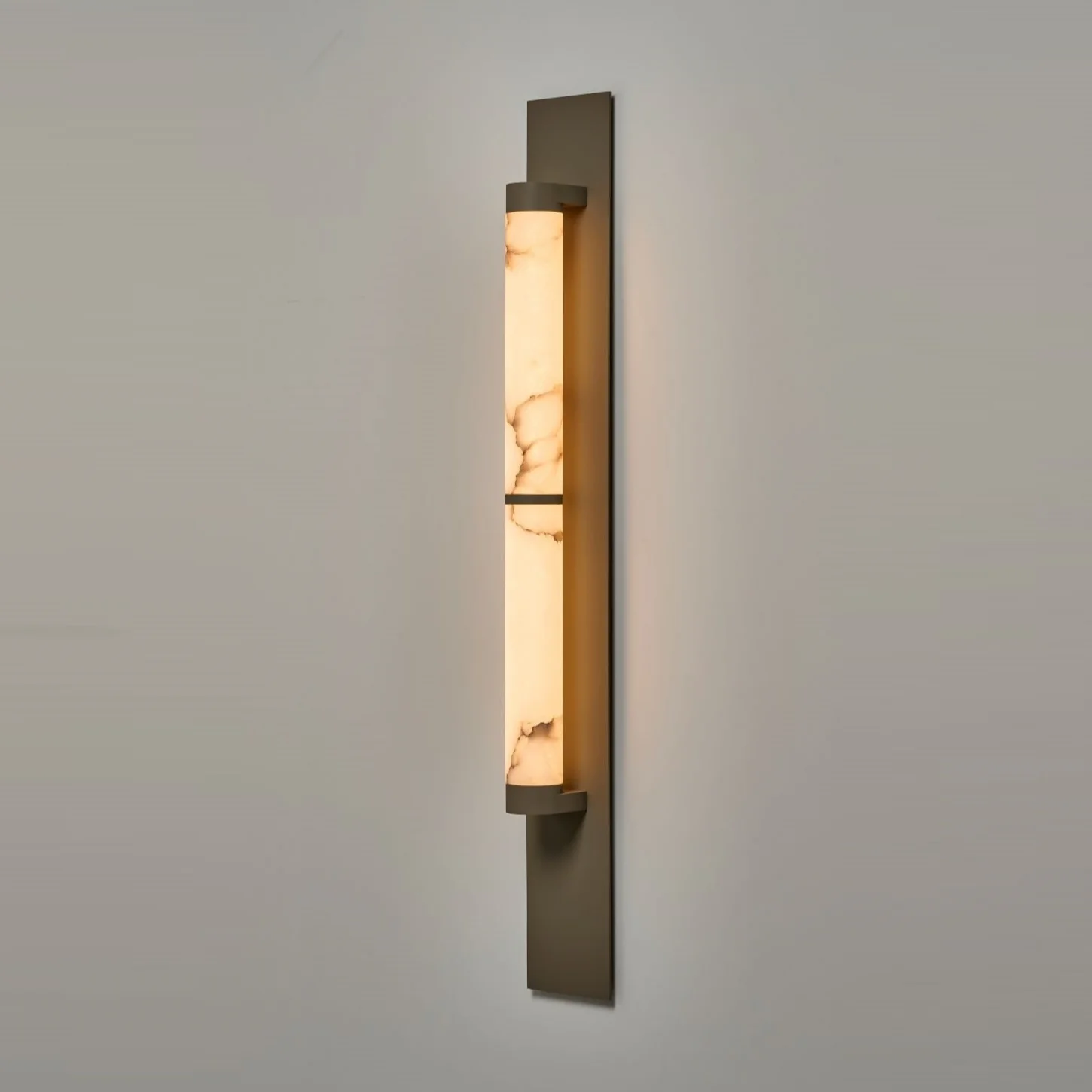 Columnar Alabaster Sconce