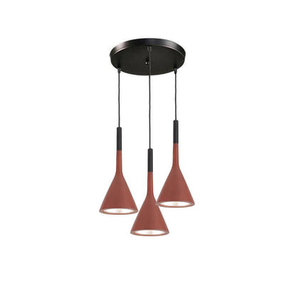 Conical Concrete Pendant Light